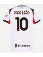 Billige AC Milan Rafael Leao #10 Bortedrakt Dame 2025-26 Kortermet